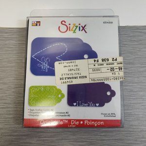 Scallop Tags‎ Combo #2 Scalloped Tag Sizzix Originals Die 654991 Ellison